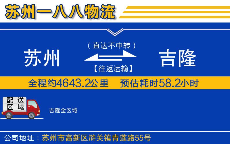 蘇州到吉隆物流專(zhuān)線(xiàn)