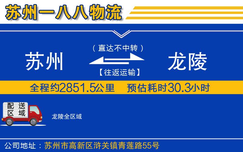 蘇州到龍陵物流專(zhuān)線(xiàn)